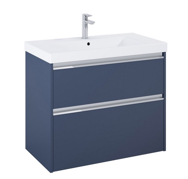 Тумба с раковиной Roca Gap Pro 80х46 см ДСП синий матовый A852052538