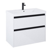 Тумба с раковиной Roca Gap Pro 80х46 см ДСП белый глянцевый A852052806