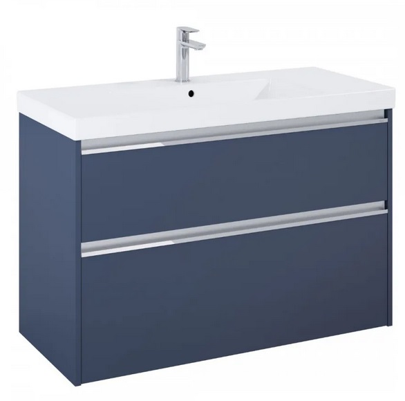 Тумба з раковиною Roca Gap Pro 100х46 см ДСП синій матовий A852055538