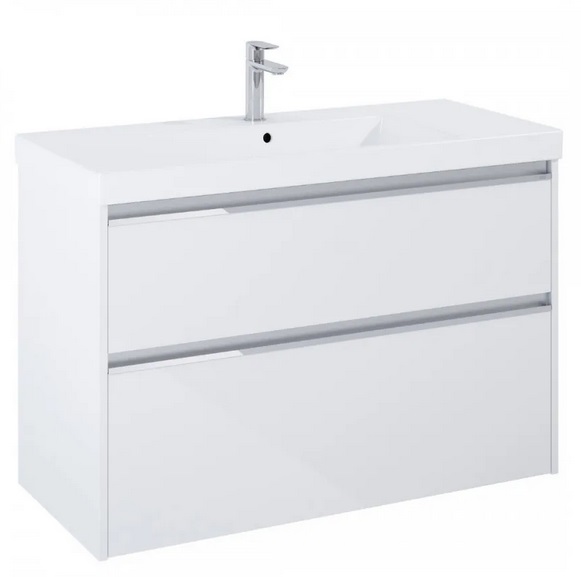 Тумба с раковиной Roca Gap Pro 100х46 см ДСП белый глянцевый A852055806