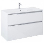 Тумба з раковиною Roca Gap Pro 100,5х46 см ДСП білий глянсовий A852056806