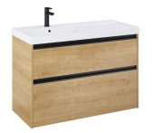 Тумба с раковиной Roca Gap Pro 100х46 см левосторонняя ДСП светлый дуб A852058464