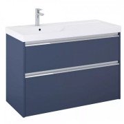 Тумба с раковиной Roca Gap Pro 100х46 см левосторонняя ДСП синий матовый A852058538