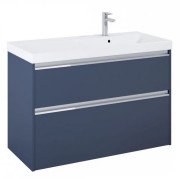 Тумба с раковиной Roca Gap Pro 100х46 см правосторонняя ДСП синий матовый A852060538