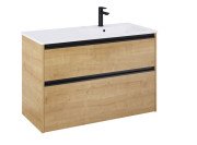 Тумба с раковиной Roca Gap Pro 100,5х46 см правосторонняя ДСП светлый дуб A852059464