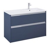 Тумба с раковиной Roca Gap Pro 100,5х46 см правосторонняя ДСП синий матовый A852059538