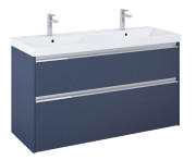 Тумба с двойной раковиной Roca Gap Pro 120х46 см ДСП синий матовый A852065538