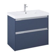Тумба с раковиной Roca Gap Pro 80х46 см ДСП синий матовый A852052538