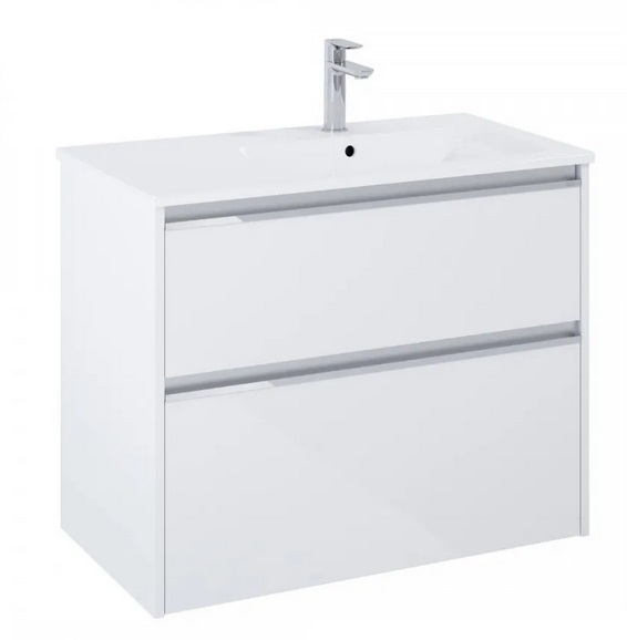 Тумба з раковиною Roca Gap Pro 80,5х46 см правостороння ДСП білий глянсовий A852054806