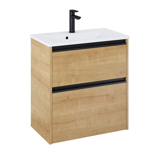 Тумба з раковиною Roca Gap Pro 60,5х38 см ДСП світлий дуб A852067464