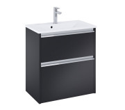 Тумба с раковиной Roca Gap Pro 60,5х38 см ДСП черный матовый A852067532