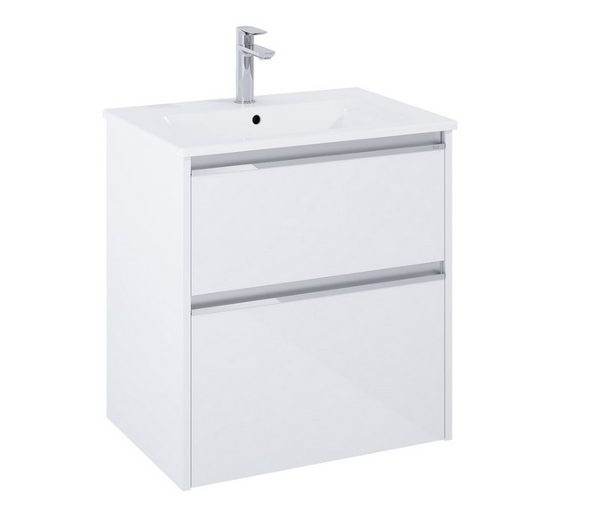 Тумба з раковиною Roca Gap Pro 60,5х38 см ДСП білий глянсовий A852067806