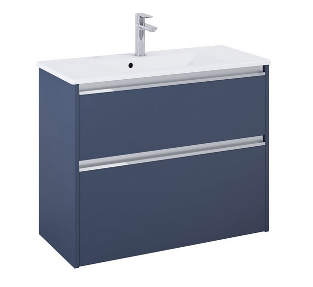 Тумба з раковиною Roca Gap Pro 80,5х38 см ДСП синій матовий A852069538