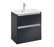 Тумба с раковиной Roca Gap Pro 60,5х38 см ДСП черный матовый A852067532