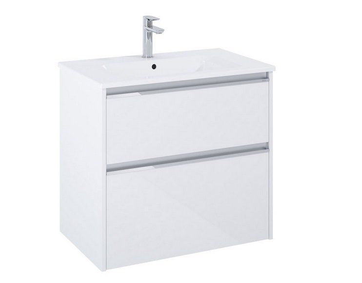 Тумба з раковиною Roca Gap Pro 70,5х38 см ДСП білий глянсовий A852068806