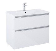 Тумба с раковиной Roca Gap Pro 80,5х46 см ДСП белый глянцевый A852051806