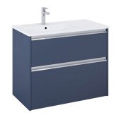 Тумба с раковиной Roca Gap Pro 80,5х46 см левосторонняя ДСП синий матовый A852053538