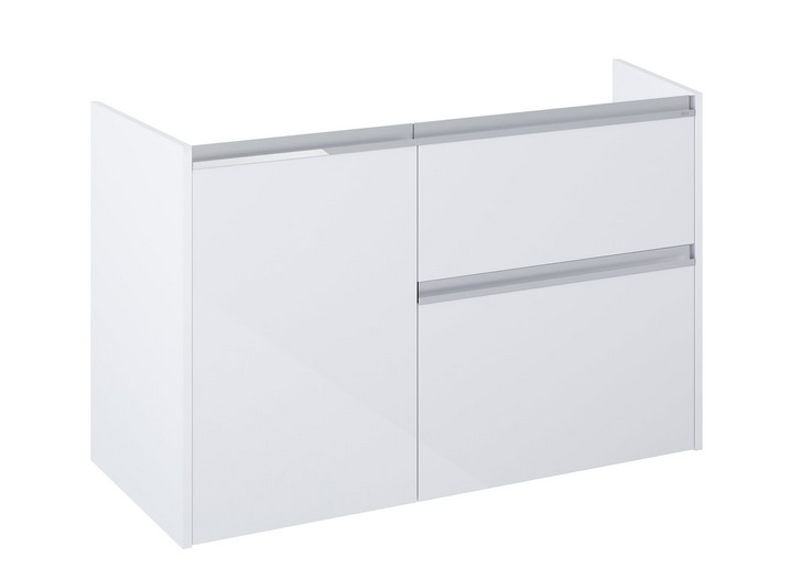 Тумба под раковину Roca Gap Pro 98,5х45,1 см правосторонняя ДСП белый глянцевый A857905806