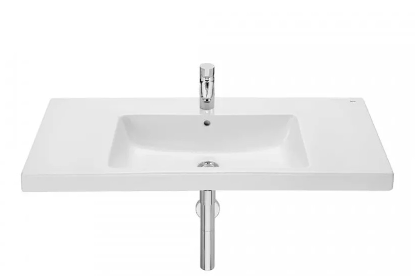 Раковина для ванної кімнати Roca Gap 100х46 см сантехнічна кераміка білий A3270MA004