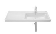 Раковина для ванної Roca Gap 100х46 см чаша праворуч сантехнічна кераміка білий A3270ME004