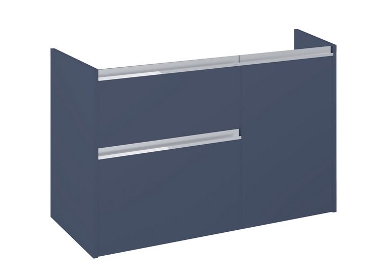Тумба под раковину Roca Gap Pro 98,5х45,1 см левосторонняя ДСП синий матовый A857904538