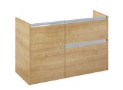 Тумба под раковину Roca Gap Pro 98,5х45,1 см правосторонняя ДСП светлый дуб A857905464