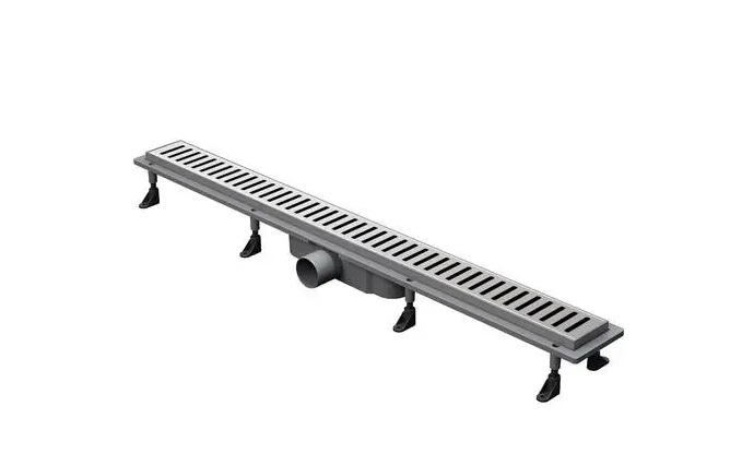 Желоб водосточный Koller Pool Aqua 70 см с решеткой Line ABS-пластик/нержавеющая сталь AQL0700