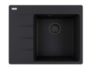 Мойка для кухни Franke Centro CNG 611-62 TL 62х50 см чаша справа Fragranite Black Edition 114.0699.240