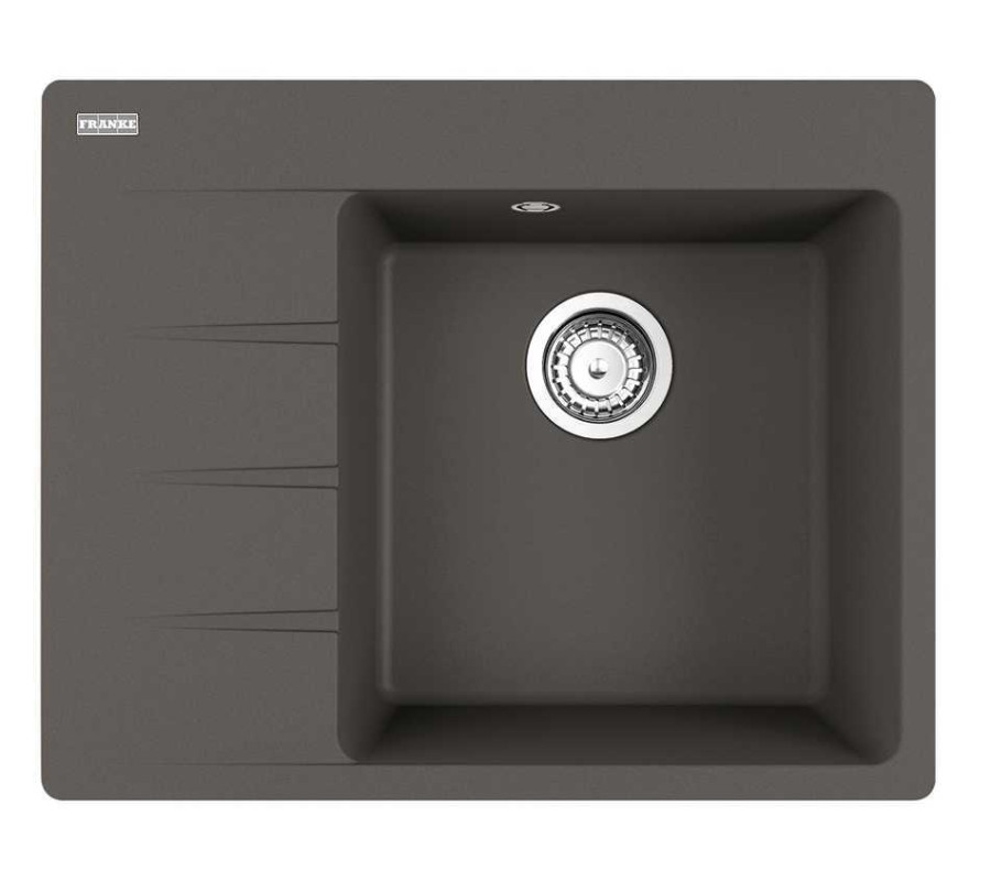 Мийка для кухні Franke Centro CNG 611-62 TL 62х50 см чаша праворуч Fragranite сірий сланець 114.0716.711