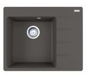 Мойка для кухни Franke Centro CNG 611-62 TL 62х50 см чаша слева Fragranite серый сланец 114.0716.712
