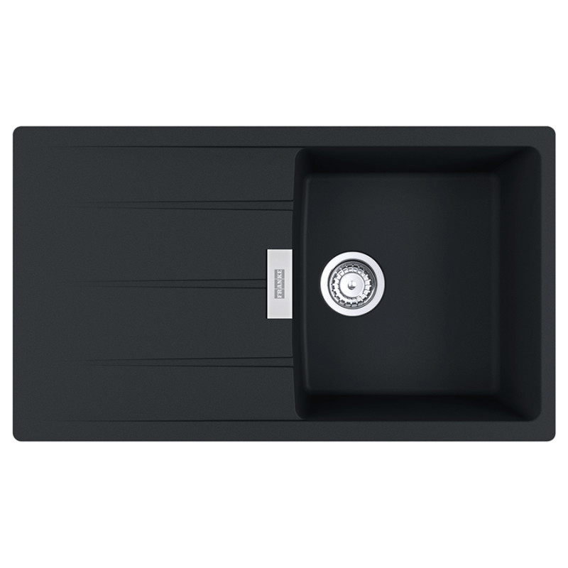 Мийка для кухні Franke Centro CNG 611-86 86х50 см Fragranite чорний матовий 114.0701.820