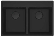Мойка для кухни Franke Maris MRG 620 TL 76х51 см Fragranite Black Edition 114.0720.010