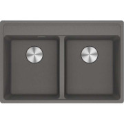 Мойка для кухни Franke Maris MRG 620 TL 76х51 см Fragranite серый камень 114.0720.011