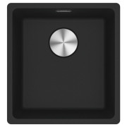 Мийка для кухні Franke Maris MRG 110-37 40,3х43,3 см під стільницю Fragranite чорний матовий 125.0701.774