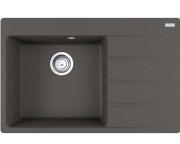 Мойка для кухни Franke Centro CNG 611-78 TL 78х50 см чаша слева Fragranite серый сланец 114.0716.710