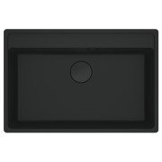 Мийка для кухні Franke Maris MRG 610-72 TL 76х51 см Fragranite Black Edition 114.0720.007