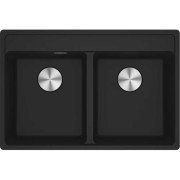 Мийка для кухні Franke Maris MRG 620 TL 76х51 см Fragranite чорний матовий 114.0720.009