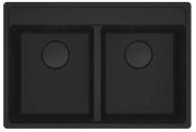 Мийка для кухни Franke Maris MRG 620 TL 76х51 см Fragranite Black Edition 114.0720.010