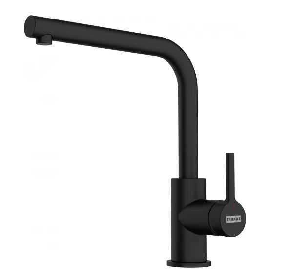 Змішувач для кухні Franke Lina L Shape одноважільний чорний матовий 115.0693.393