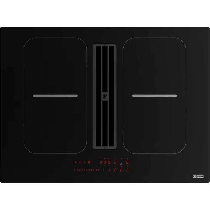 Варочная поверхность индукционная Franke Smart 2Gether Black Lines FSM 7081R HI со встроенной вытяжкой черное стекло 340.0705.229