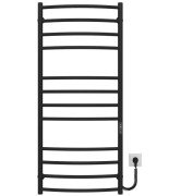 Электрический полотенцесушитель Deffi Классик Элит П12 400х1200 правое подключение JD03 черный C.KE.120.40.12.E.B.R.1