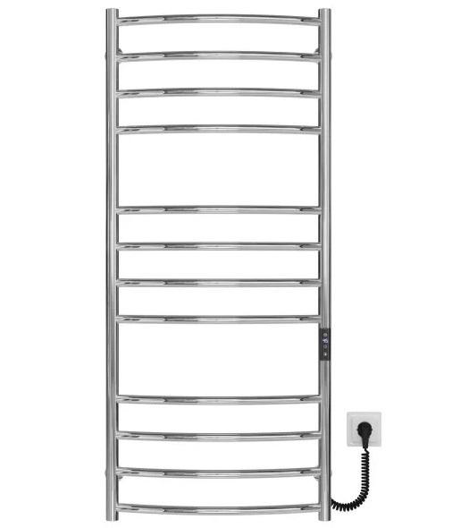 Електрична сушарка для рушників Deffi Класик Еліт П12 500х1200 праве підключення JD03 хром C.KE.120.50.12.E.C.R.1