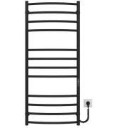 Электрический полотенцесушитель Deffi Классик Элит П12 500х1200 правое подключение JD03 черный C.KE.120.50.12.E.B.R.1