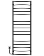Электрический полотенцесушитель Deffi Классик Элит П15 400х1500 левое подключение JD03 черный C.KE.150.40.15.E.B.L.1