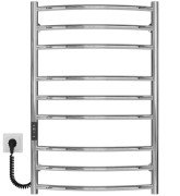 Електрична сушарка для рушників Deffi Класик Еліт П9 500х800 ліве підключення JD03 хром C.KE.80.50.9.E.C.L.1