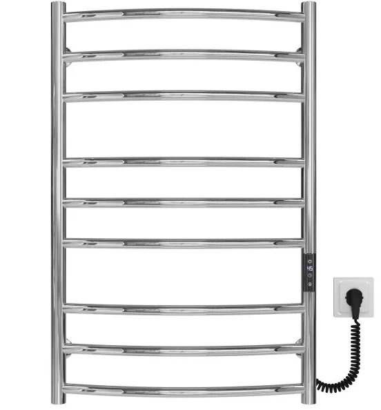 Електрична сушарка для рушників Deffi Класик Еліт П9 500х800 праве підключення JD03 хром C.KE.80.50.9.E.C.R.1