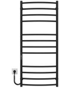 Електросушарка для рушників Deffi Класик Еліт П12 500х1200 ліве підключення JD03 чорний C.KE.120.50.12.E.B.L.1