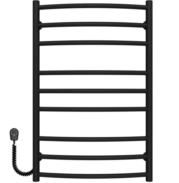 Электрический полотенцесушитель Deffi Классик Элит П9 500х800 левое подключение черный C.KE.80.50.9.E.B.L.5