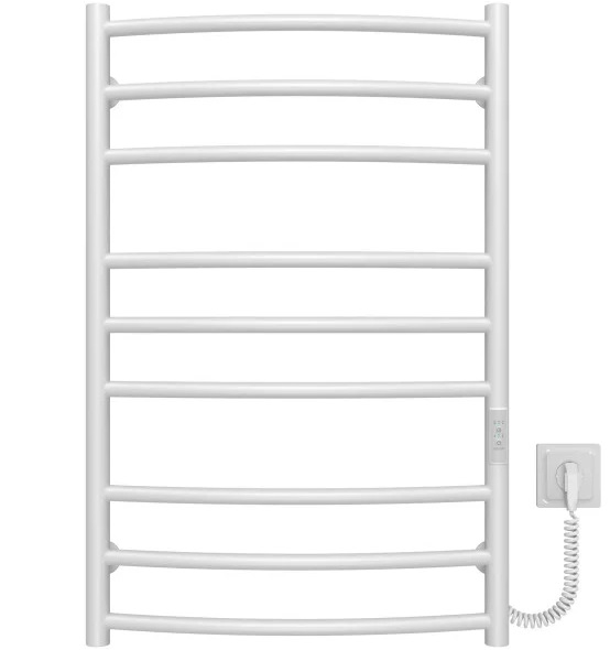 Электрический полотенцесушитель Deffi Классик Элит П9 600х800 правое подключение WD03 белый C.KE.80.60.9.E.W.R.3