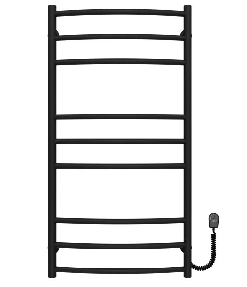Электрический полотенцесушитель Deffi Классик Элит П9 600х1000 правое подключение черный C.KE.100.60.9.E.B.R.5